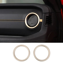 For 2024+ Jeep Wrangler JL & Gladiator JT Dashboard Panel Air Conditioning Vent Trim Ring 2PCS Aluminum Alloy RT-TCZ