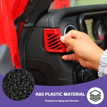 For 2024+ Jeep Wrangler JL & Gladiator JT Dashboard Panel Both Side Air Vent Outlet Cover Trim RT-TCZ
