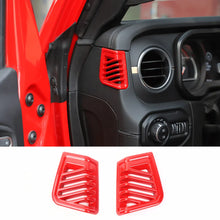 For 2024+ Jeep Wrangler JL & Gladiator JT Dashboard Panel Both Side Air Vent Outlet Cover Trim RT-TCZ