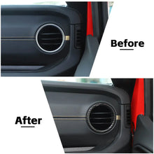 For 2024+ Jeep Wrangler JL & Gladiator JT Instrument Panel Dashboard Air Conditioning Vent Trim Ring 2PCS Style A RT-TCZ