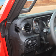 For 2024+ Jeep Wrangler JL & Gladiator JT Instrument Panel Dashboard Air Conditioning Vent Trim Ring 2PCS Style A RT-TCZ