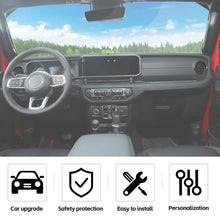 For 2024+ Jeep Wrangler JL & Gladiator JT Instrument Panel Dashboard Air Conditioning Vent Trim Ring 2PCS Style A RT-TCZ
