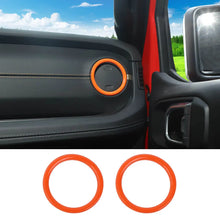For 2024+ Jeep Wrangler JL & Gladiator JT Instrument Panel Dashboard Air Conditioning Vent Trim Ring 2PCS Style A RT-TCZ