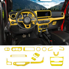 For 2024+ Jeep Wrangler JL & Gladiator JT Interior Center Console Cover Trim Kit (15 pcs) RT-TCZ