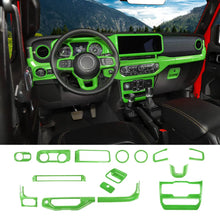 For 2024+ Jeep Wrangler JL & Gladiator JT Interior Center Console Cover Trim Kit (15 pcs) RT-TCZ