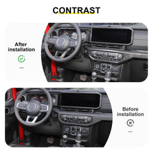 For 2024+ Jeep Wrangler JL & Gladiator JT Interior Center Console Dash AC Wheel Cover Trim Kit (15 pcs) RT-TCZ