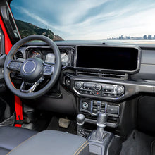 For 2024+ Jeep Wrangler JL & Gladiator JT Interior Center Console Dash AC Wheel Cover Trim Kit (15 pcs) RT-TCZ