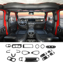 For 2024+ Jeep Wrangler JL & Gladiator JT Interior Center Console Full Set Trim Cover Kit RT-TCZ