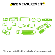 For 2024+ Jeep Wrangler JL & Gladiator JT Interior Center Console Full Set Trim Cover Kit RT-TCZ