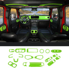 For 2024+ Jeep Wrangler JL & Gladiator JT Interior Center Console Full Set Trim Cover Kit RT-TCZ