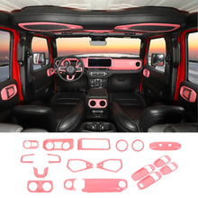 For 2024+ Jeep Wrangler JL & Gladiator JT Interior Center Console Full Set Trim Cover Kit RT-TCZ