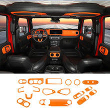For 2024+ Jeep Wrangler JL & Gladiator JT Interior Center Console Full Set Trim Cover Kit RT-TCZ