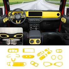 For 2024+ Jeep Wrangler JL & Gladiator JT Interior Center Console Full Set Trim Cover Kit (18 pcs) RT-TCZ