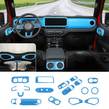 For 2024+ Jeep Wrangler JL & Gladiator JT Interior Center Console Full Set Trim Cover Kit (18 pcs) RT-TCZ