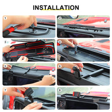 For 2024+ Jeep Wrangler JL & Gladiator JT Interior Center Console Phone Mount Holder Bracket Storage Box (2 pcs) RT-TCZ