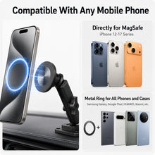 For 2024+ Jeep Wrangler JL & Gladiator JT Interior Center Console Phone Mount Magnetic Phone Holder RT-TCZ
