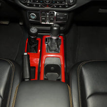 For 2024+ Jeep Wrangler JL & Gladiator JT Interior Center Console Steering Wheel Gear Shift Cover Trim Kit (9 pcs) RT-TCZ