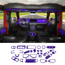 For 2024+ Jeep Wrangler JL & Gladiator JT Interior Center Console Trim Cover Kit (28 pcs) RT-TCZ