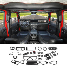 For 2024+ Jeep Wrangler JL & Gladiator JT Interior Center Console Trim Cover Kit (28 pcs) RT-TCZ