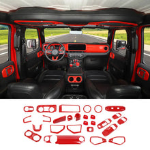 For 2024+ Jeep Wrangler JL & Gladiator JT Interior Center Console Trim Cover Kit (28 pcs) RT-TCZ