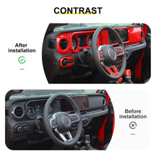 For 2024+ Jeep Wrangler JL & Gladiator JT Interior Center Console Trim Cover Kit (28 pcs) RT-TCZ