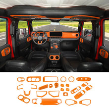 For 2024+ Jeep Wrangler JL & Gladiator JT Interior Center Console Trim Cover Kit (28 pcs) RT-TCZ