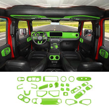 For 2024+ Jeep Wrangler JL & Gladiator JT Interior Center Console Trim Cover Kit (28 pcs) RT-TCZ