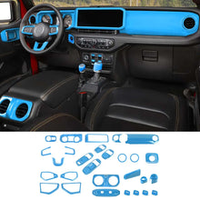 For 2024+ Jeep Wrangler JL & Gladiator JT Interior Center Console Trim Cover Kit (28 pcs) RT-TCZ