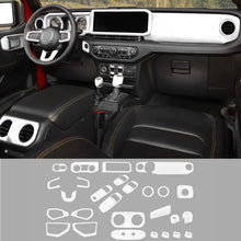 For 2024+ Jeep Wrangler JL & Gladiator JT Interior Center Console Trim Cover Kit (28 pcs) RT-TCZ
