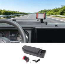 For 2024+ Jeep Wrangler JL & Gladiator JT Interior Center Dash Tray Storage Box Phone Holder RT-TCZ