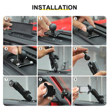 For 2024+ Jeep Wrangler JL & Gladiator JT Interior Metal Center Console Phone Holder Mount Bracket RT-TCZ