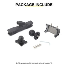 For 2024+ Jeep Wrangler JL & Gladiator JT Interior Metal Center Console Phone Holder Mount Bracket RT-TCZ