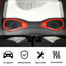 For 2024+ Jeep Wrangler JL & Gladiator JT Top Roof Speaker Stereo Cover Trim Ring RT-TCZ