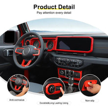 For 2024+ Jeep Wrangler JL & Gladiator JT Wheel Interior Console Dashboard Cover Trim Kit (11 pcs) RT-TCZ