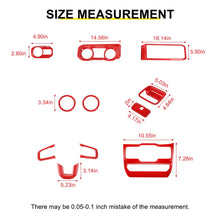 For 2024+ Jeep Wrangler JL & Gladiator JT Wheel Interior Console Dashboard Cover Trim Kit (11 pcs) RT-TCZ