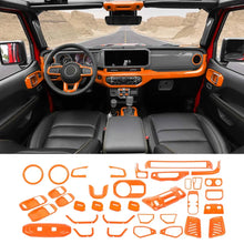 For 2024+ Jeep Wrangler JLU & Gladiator JT 4-Door 36 x Full Set Interior Decoration Trim Kit Cover RT-TCZ
