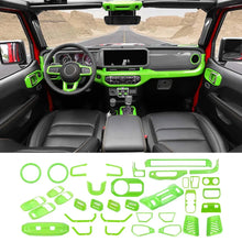 For 2024+ Jeep Wrangler JLU & Gladiator JT 4-Door 36 x Full Set Interior Decoration Trim Kit Cover RT-TCZ