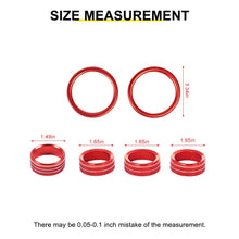 For 2024+ Jeep Wrangler & Gladiator JT Air Conditioning Headlight Switch Dashboard Air Vent Trim Ring- Style B (6 pcs) RT-TCZ