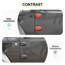 For 2026+ Jeep Wrangler JL & Gladiator JT 4-Door Version Exterior Car Door Hinges Trim Cover (8 pcs) RT-TCZ