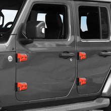 For 2026+ Jeep Wrangler JL & Gladiator JT 4-Door Version Exterior Car Door Hinges Trim Cover (8 pcs) RT-TCZ