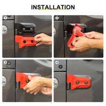 For 2026+ Jeep Wrangler JL & Gladiator JT 4-Door Version Exterior Car Door Hinges Trim Cover (8 pcs) RT-TCZ