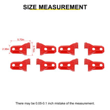 For 2026+ Jeep Wrangler JL & Gladiator JT 4-Door Version Exterior Car Door Hinges Trim Cover (8 pcs) RT-TCZ