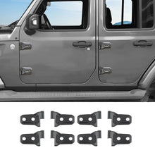 For 2026+ Jeep Wrangler JL & Gladiator JT 4-Door Version Exterior Car Door Hinges Trim Cover (8 pcs) RT-TCZ