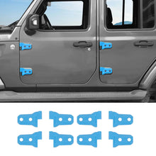 For 2026+ Jeep Wrangler JL & Gladiator JT 4-Door Version Exterior Car Door Hinges Trim Cover (8 pcs) RT-TCZ