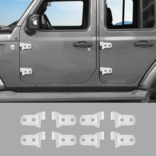For 2026+ Jeep Wrangler JL & Gladiator JT 4-Door Version Exterior Car Door Hinges Trim Cover (8 pcs) RT-TCZ