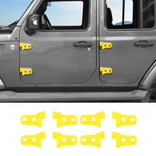 For 2026+ Jeep Wrangler JL & Gladiator JT 4-Door Version Exterior Car Door Hinges Trim Cover (8 pcs) RT-TCZ