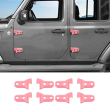 For 2026+ Jeep Wrangler JL & Gladiator JT 4-Door Version Exterior Car Door Hinges Trim Cover (8 pcs) RT-TCZ