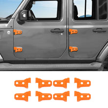 For 2026+ Jeep Wrangler JL & Gladiator JT 4-Door Version Exterior Car Door Hinges Trim Cover (8 pcs) RT-TCZ