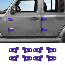 For 2026+ Jeep Wrangler JL & Gladiator JT 4-Door Version Exterior Car Door Hinges Trim Cover (8 pcs) RT-TCZ
