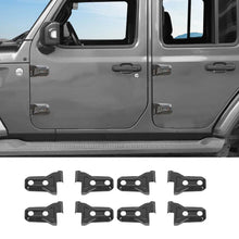 For 2026+ Jeep Wrangler JL & Gladiator JT 4-Door Version Exterior Car Door Hinges Trim Cover (8 pcs) RT-TCZ